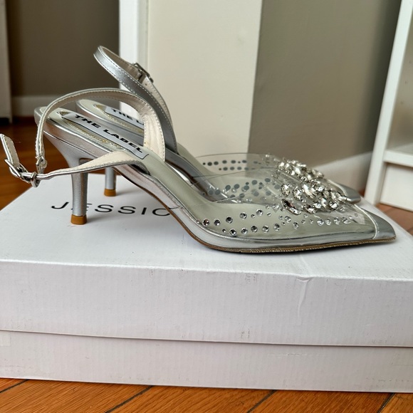 Jessica Buurman The Label Diamanté Kitten Heels - Size 8.5 - brand new - Picture 4 of 4